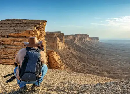 Hiking at the Edge of the World, Riyadh