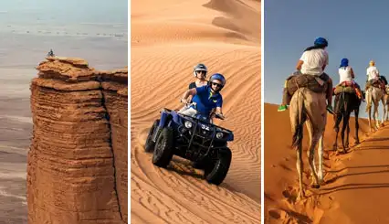 Edge of the World Tour with Quad Bike & Camel Ride in Riyadhthumb